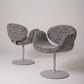 PIERRE PAULIN "TULIPE" TWEED ARMCHAIR, 1960s