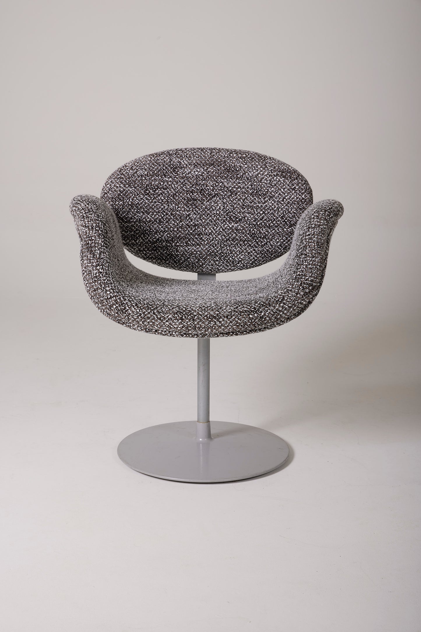 PIERRE PAULIN "TULIPE" TWEED ARMCHAIR, 1960s