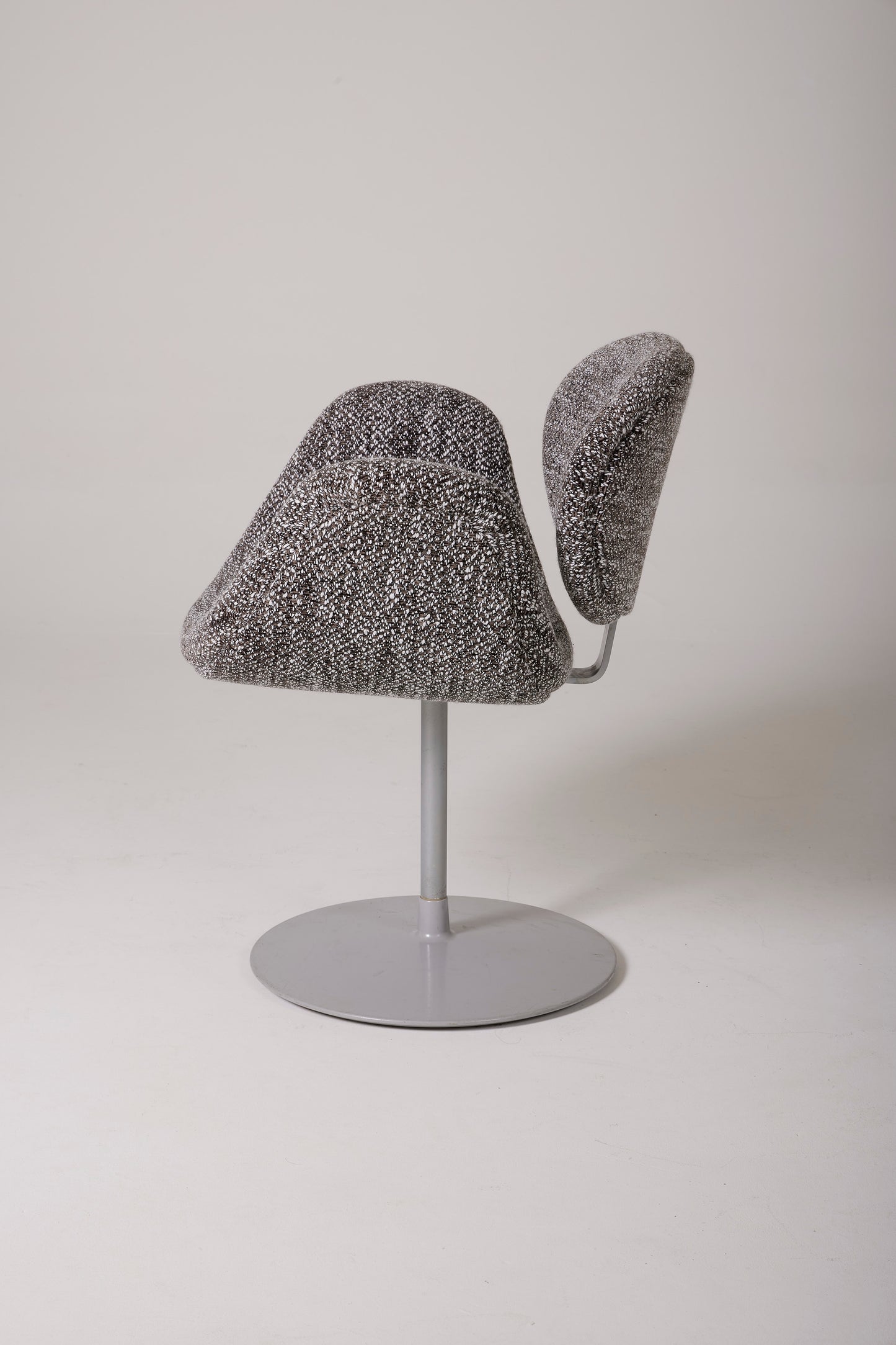 PIERRE PAULIN "TULIPE" TWEED ARMCHAIR, 1960s