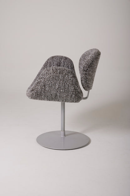 PIERRE PAULIN TWEED-SESSEL „TULIPE“, 1960er Jahre