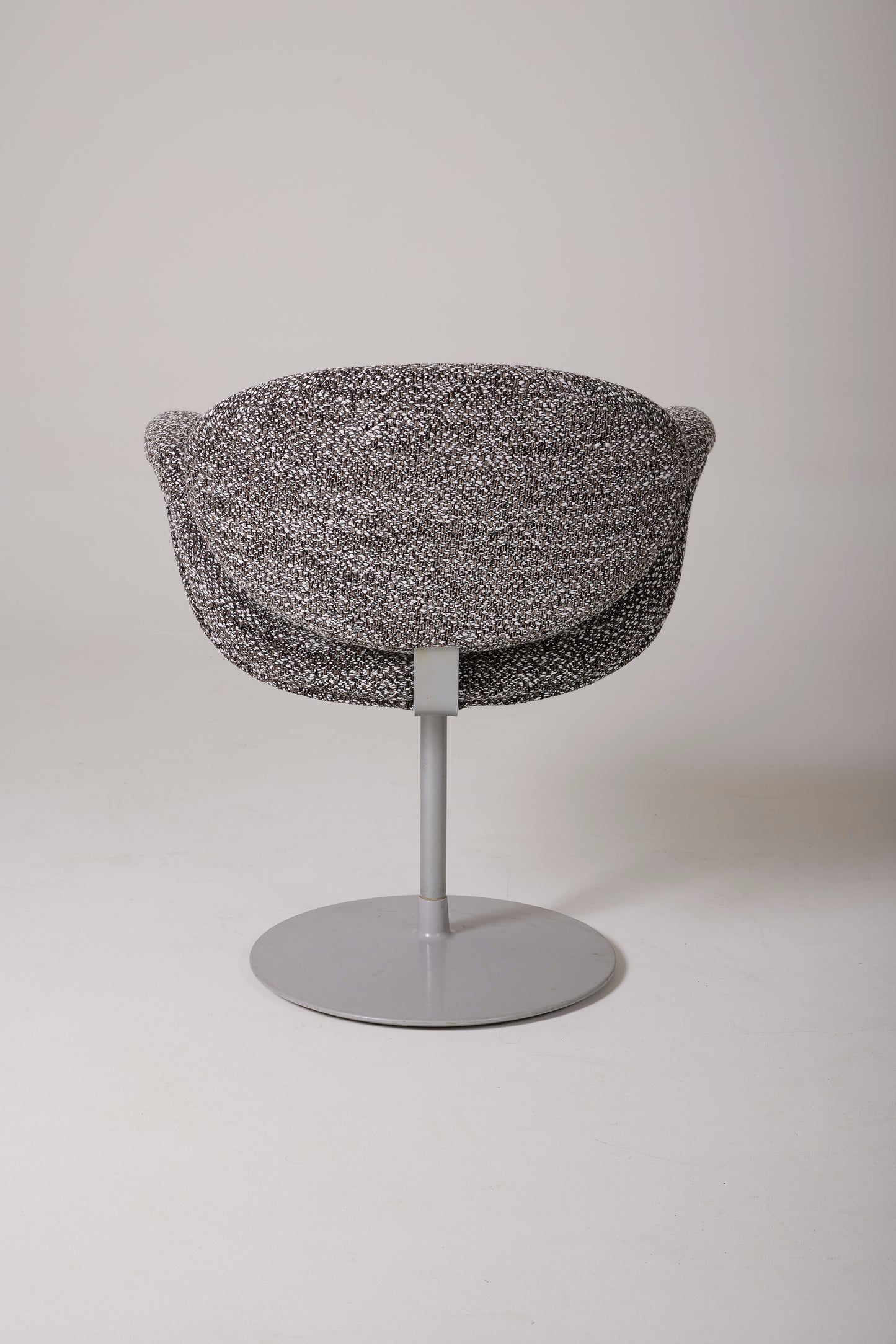 PIERRE PAULIN "TULIPE" TWEED ARMCHAIR, 1960s