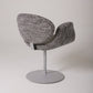 PIERRE PAULIN "TULIPE" TWEED ARMCHAIR, 1960s