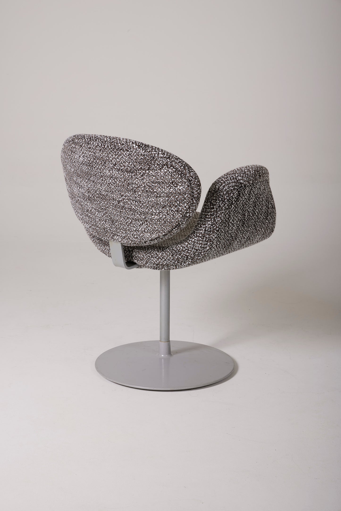 PIERRE PAULIN "TULIPE" TWEED ARMCHAIR, 1960s