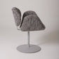 PIERRE PAULIN "TULIPE" TWEED ARMCHAIR, 1960s