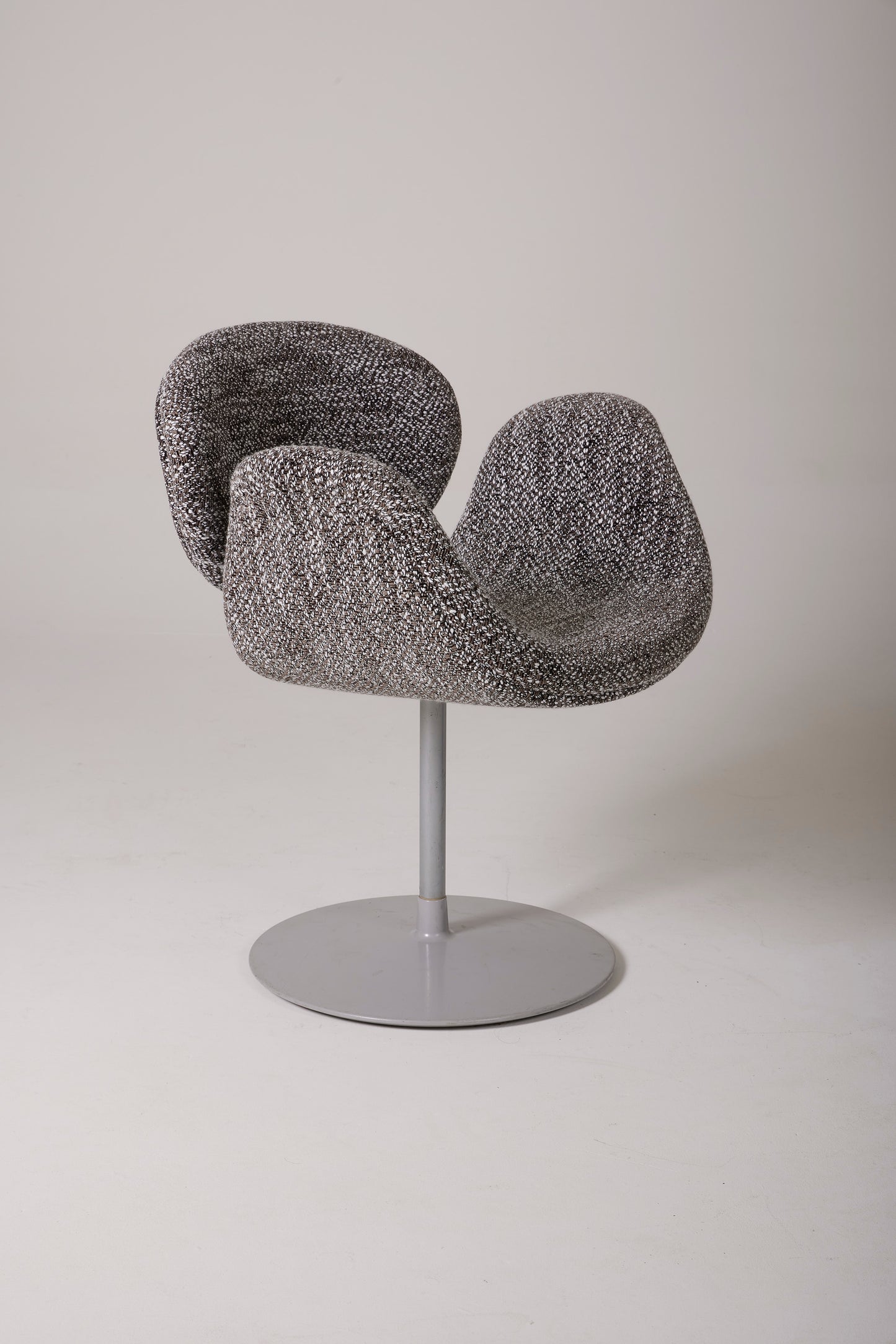 PIERRE PAULIN "TULIPE" TWEED ARMCHAIR, 1960s