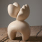 SCULPTURE EN MARBRE "LIMESTONE"