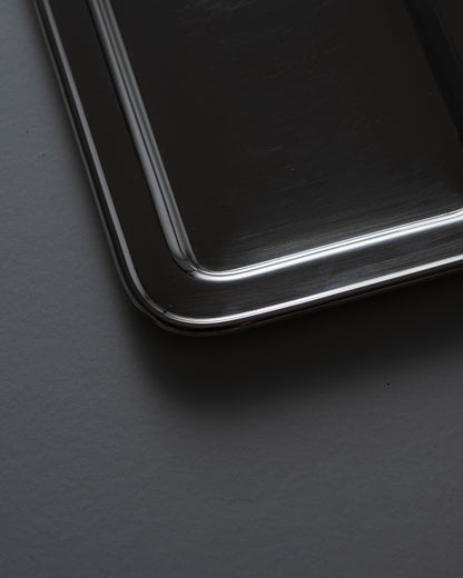 PLATEAU DIOR EN METAL ARGENTÉ