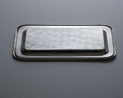 PLATEAU DIOR EN METAL ARGENTÉ