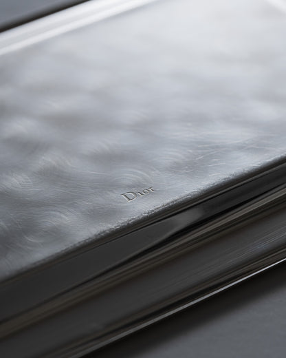 PLATEAU DIOR EN METAL ARGENTÉ