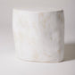 WHITE CERAMIC SIDE TABLE