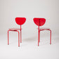 PAIR OF "ALIEN" CHAIRS CARLO FORCOLINI, 1980s