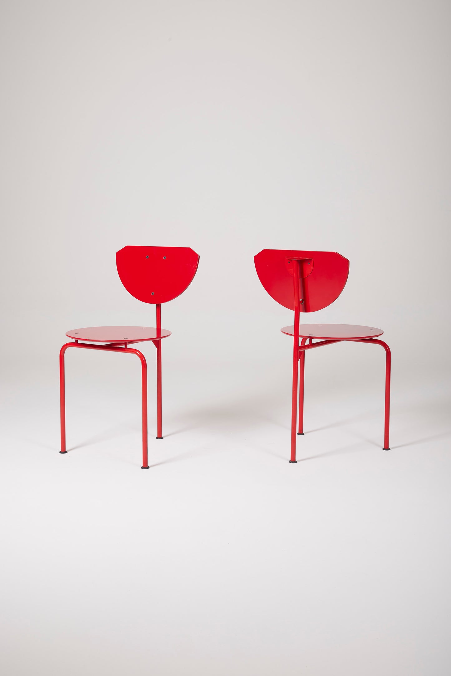 PAIR OF "ALIEN" CHAIRS CARLO FORCOLINI, 1980s