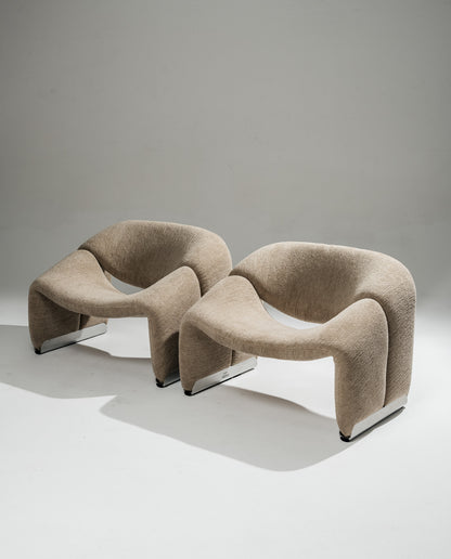 'GROOVY' ARMCHAIR, PIERRE PAULIN, 1960s