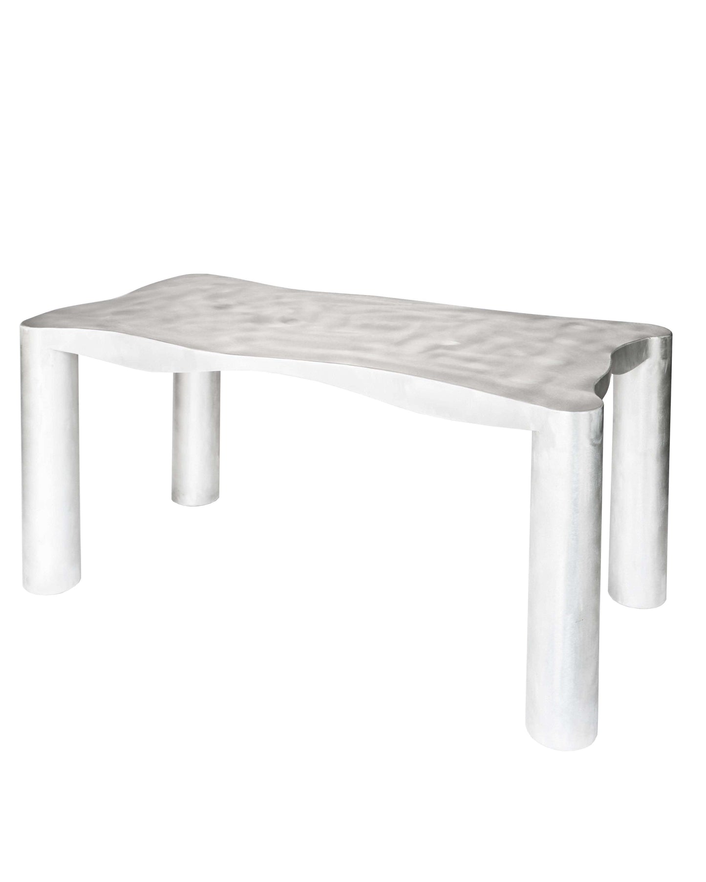 Aluminum dining table