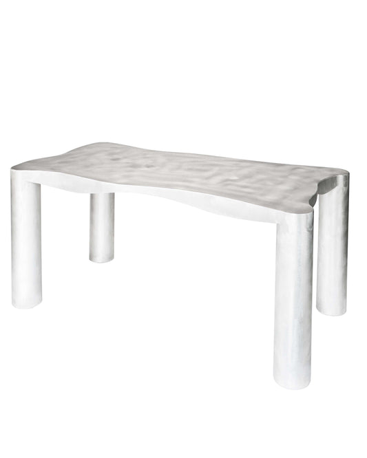 Aluminum dining table