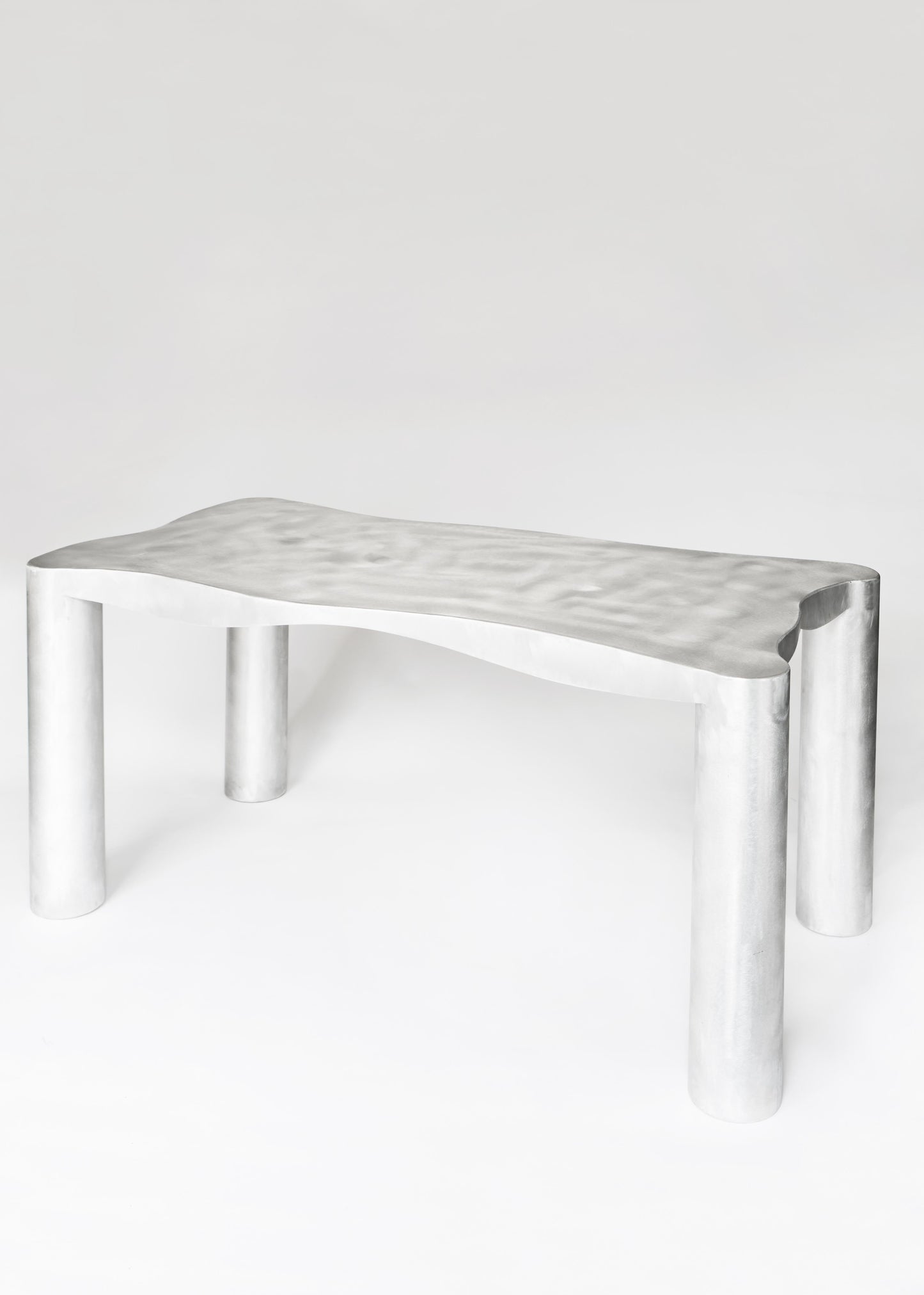 Aluminum dining table