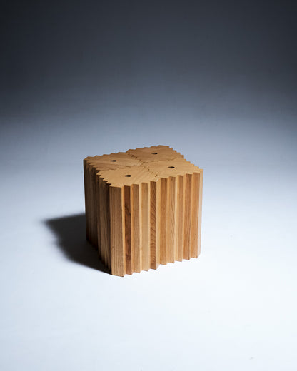 TABOURET MODULABLE EN CHÂTAIGNER MASSIF
