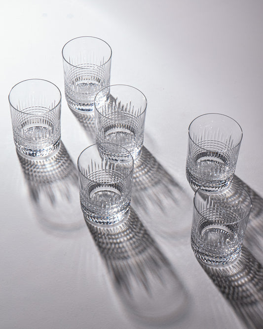SET DE 6 VERRES À WHISKY HARMONIE, BACCARAT, 1970s