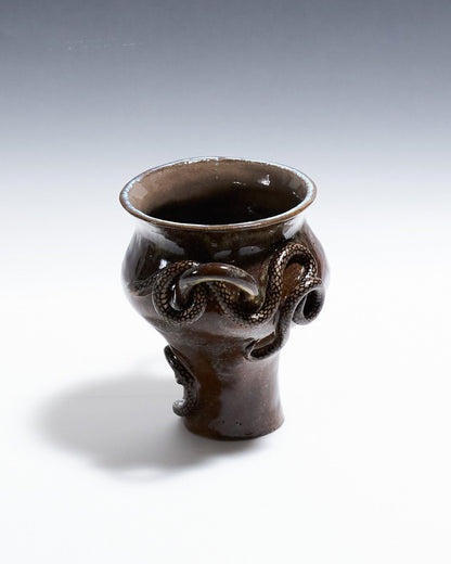 VASE SERPENTS BRUNS