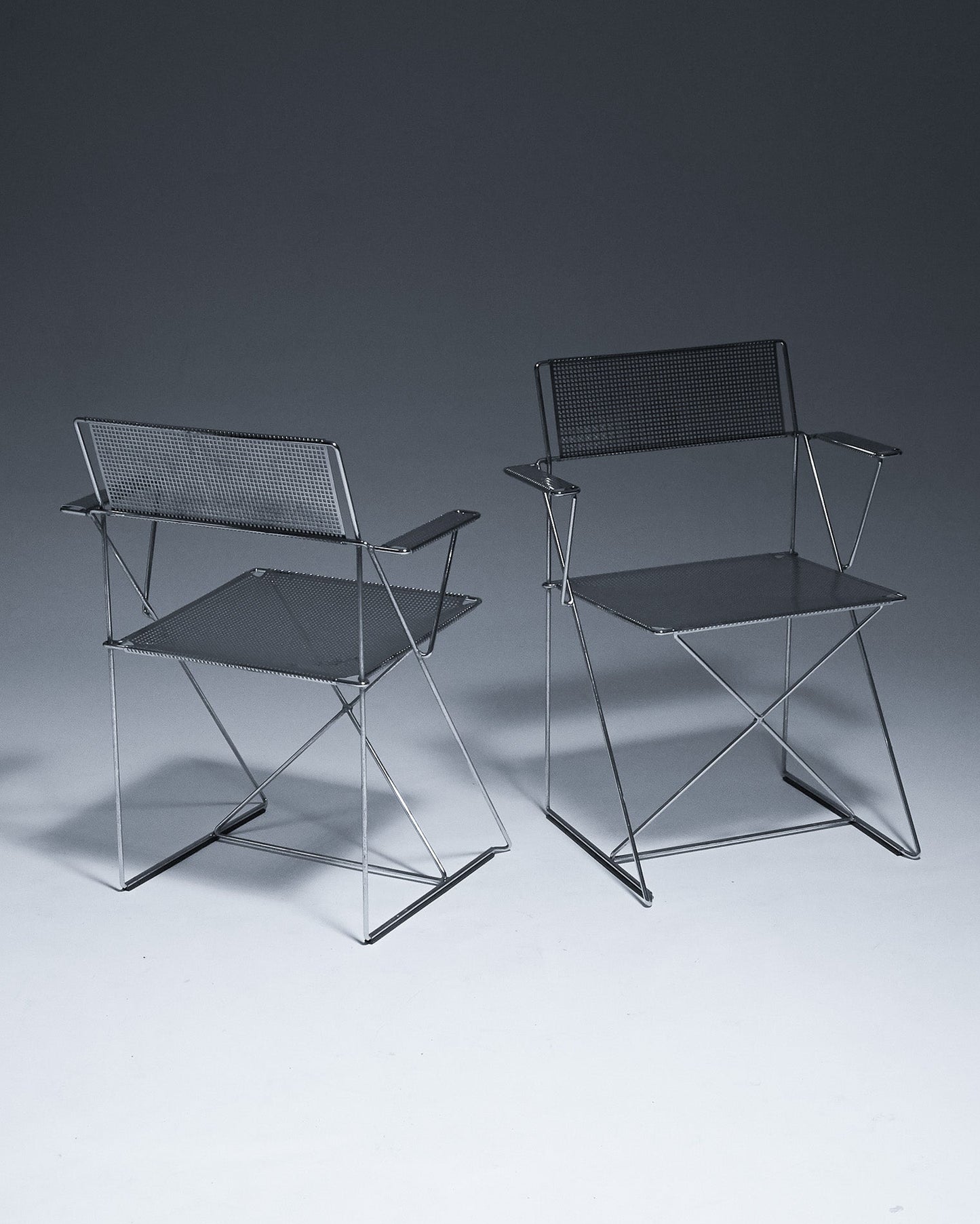 PAIR OF X-LINE CHAIRS, NIELS HAUGESEN, 1970s