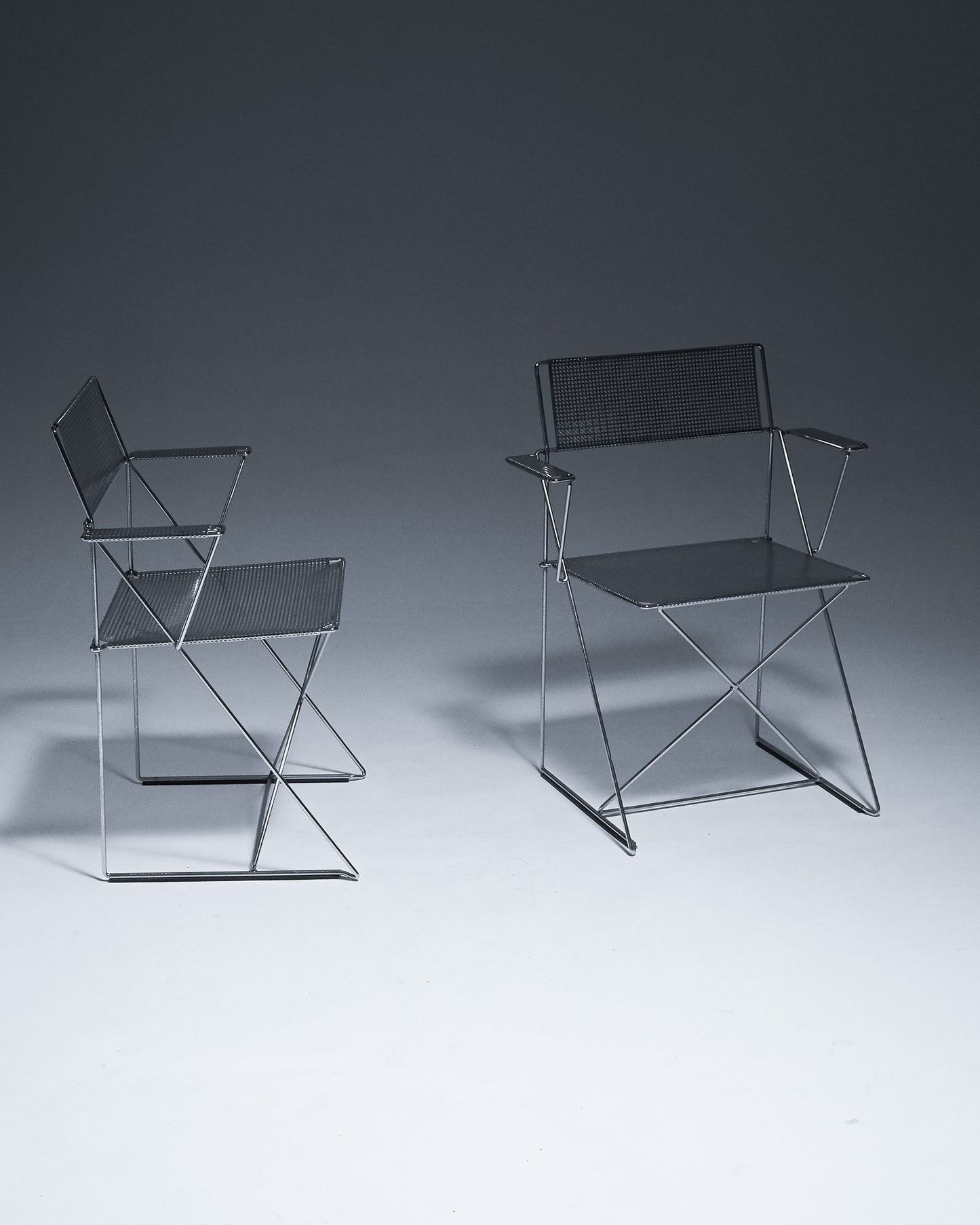 PAIR OF X-LINE CHAIRS, NIELS HAUGESEN, 1970s