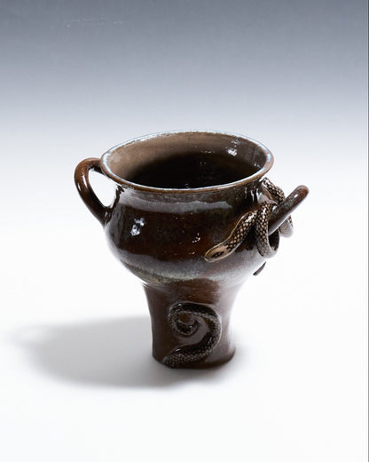 VASE SERPENTS BRUNS
