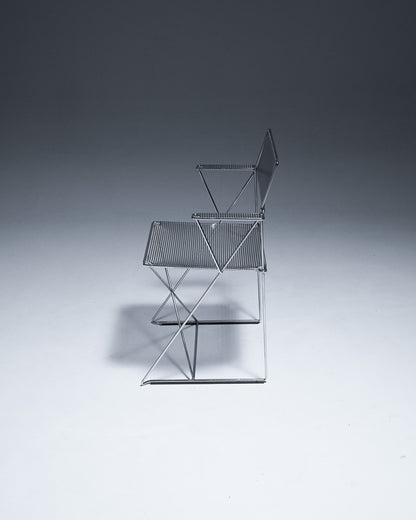 PAIR OF X-LINE CHAIRS, NIELS HAUGESEN, 1970s