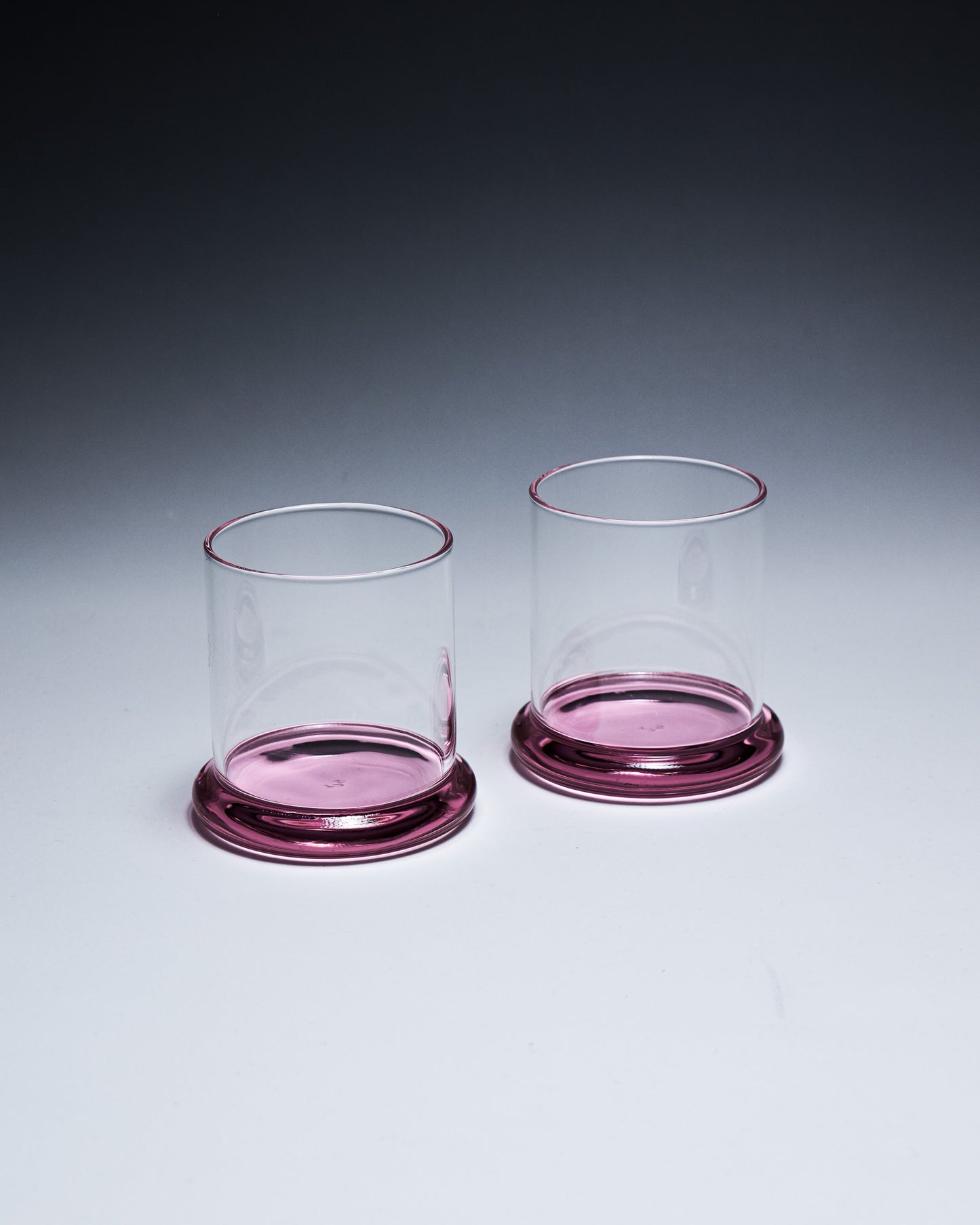 SET DE 2 VERRES TUMBLER ROSE