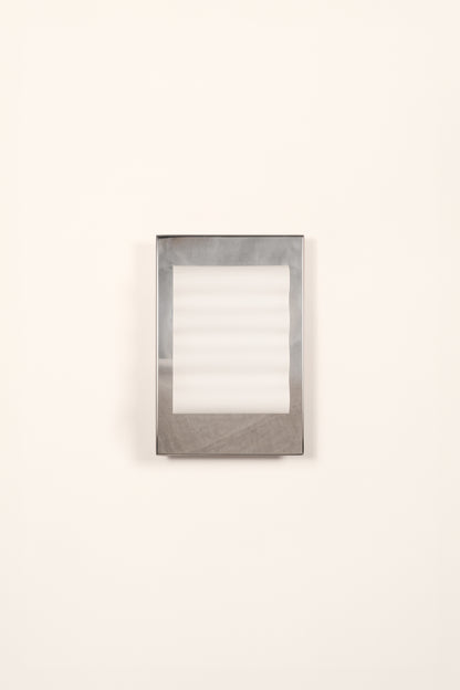 Raw Alu Frame wall sconce S