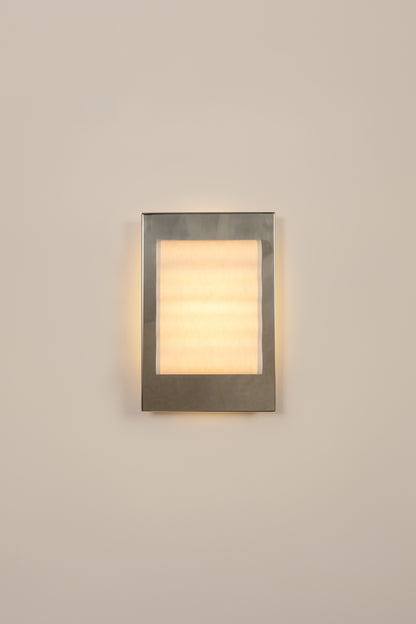 Raw Alu Frame wall sconce S