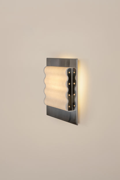 Raw Alu Frame wall sconce S