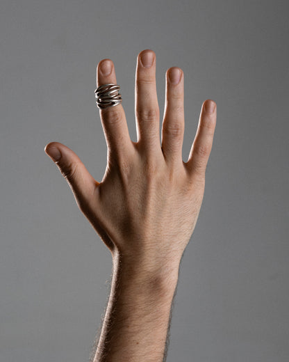 BAGUE "RONCE" EN ARGENT 950