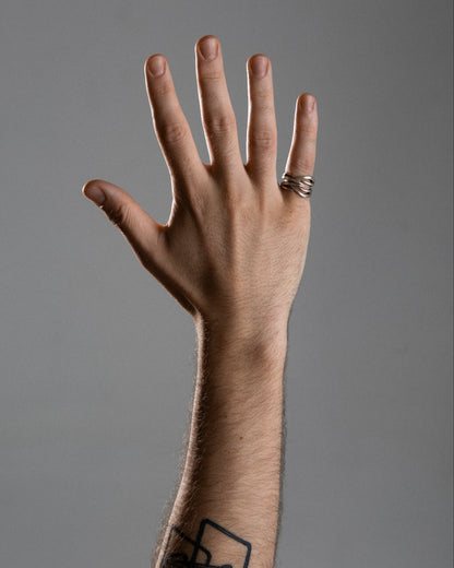 BAGUE "RONCE" EN ARGENT 950