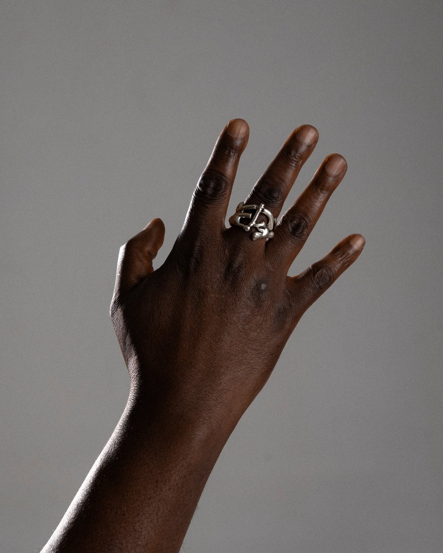 BAGUE FRAGMENT EN ARGENT 950