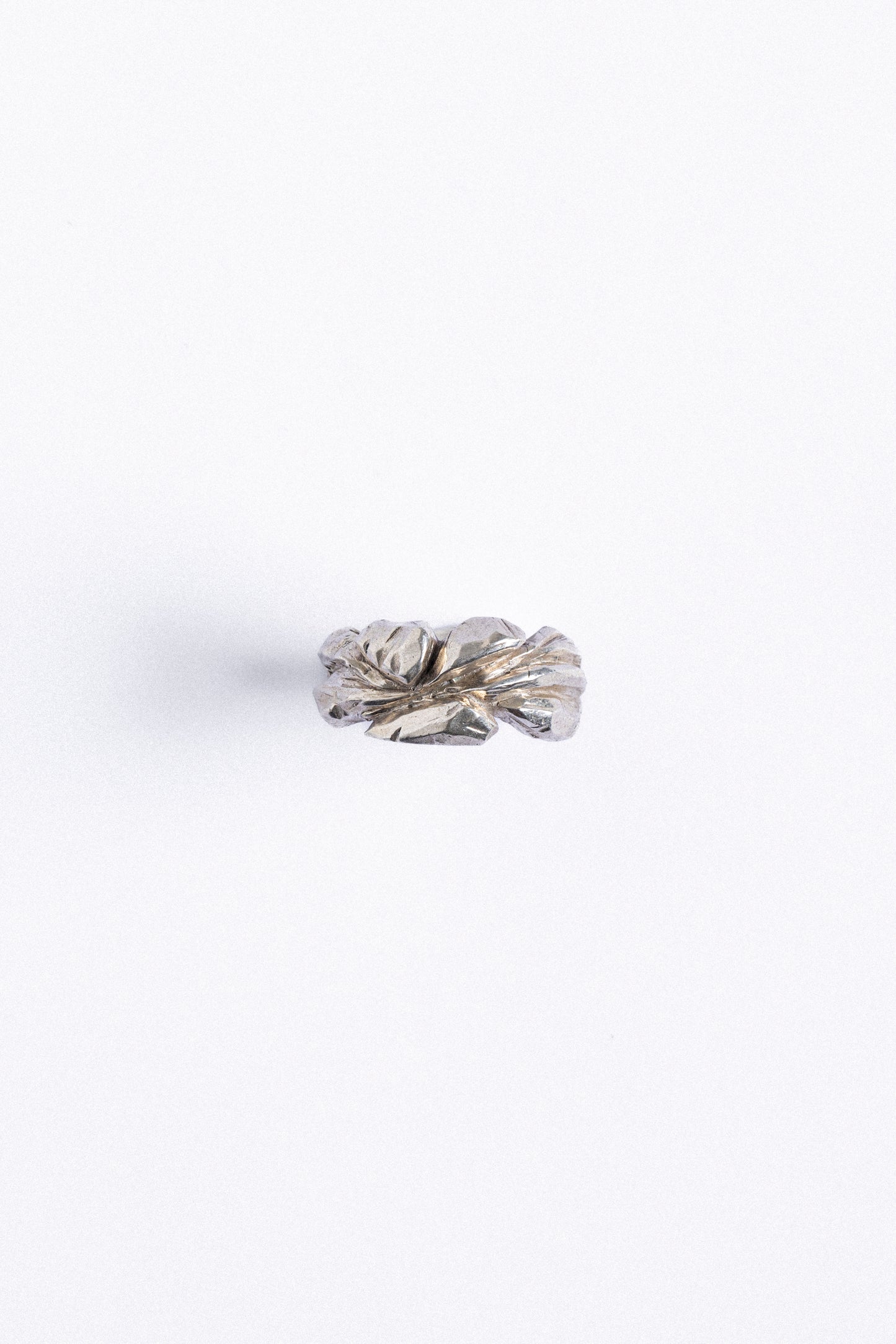 BAGUE SILEX EN ARGENT 950