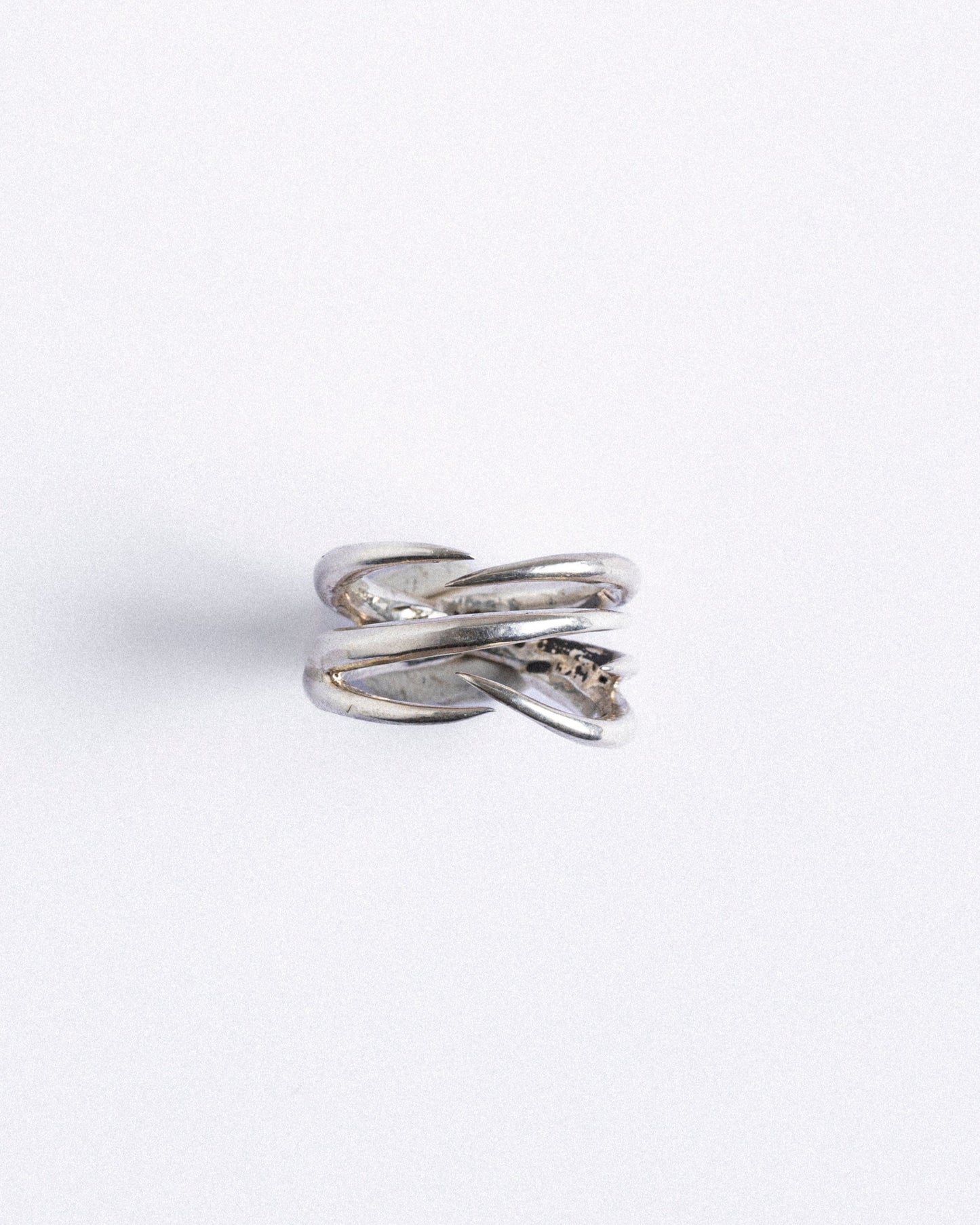 SILVER "BRUMBLE" RING