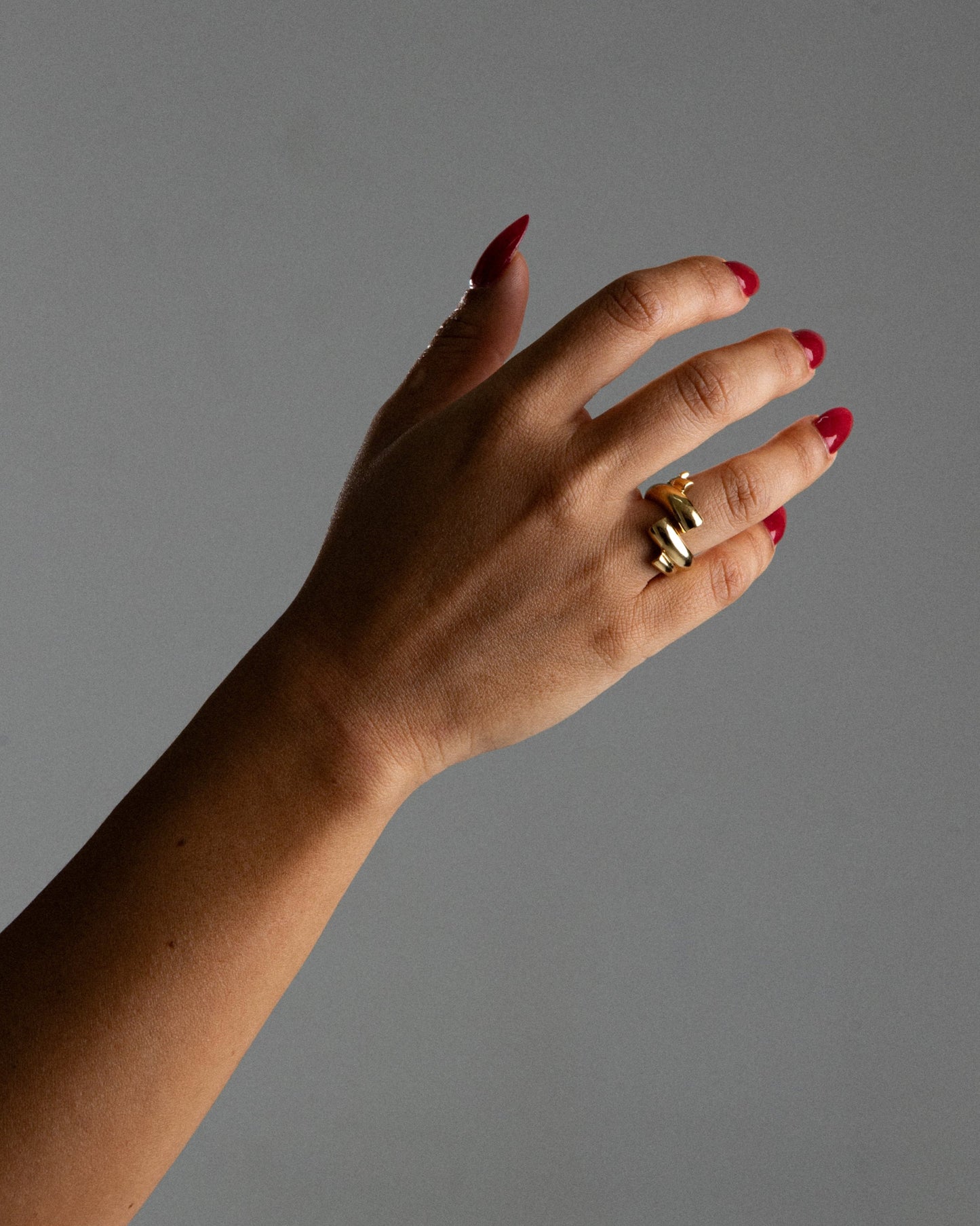 925 SILVER RING GOLD PLATED