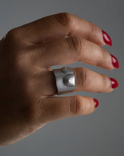 BAGUE SCULPTURE N°1 LIGHT DIAMANTS