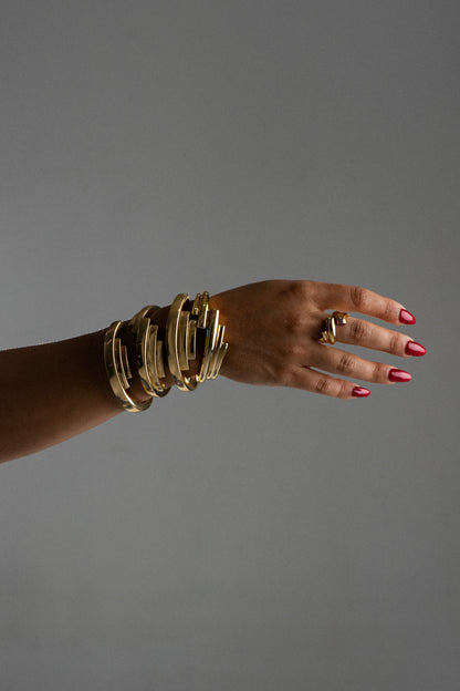 925 SILVER GOLD-PLATED BRACELET