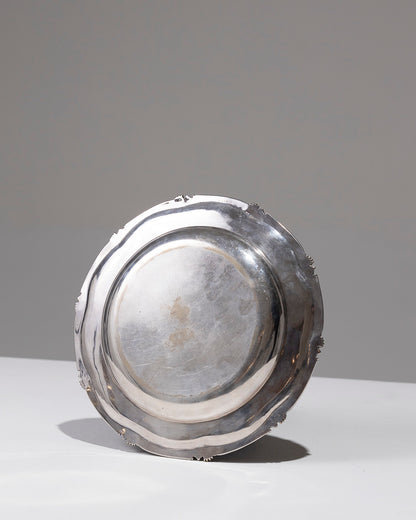 Roundschale in Silver Metal, Christofle 1930er Jahre