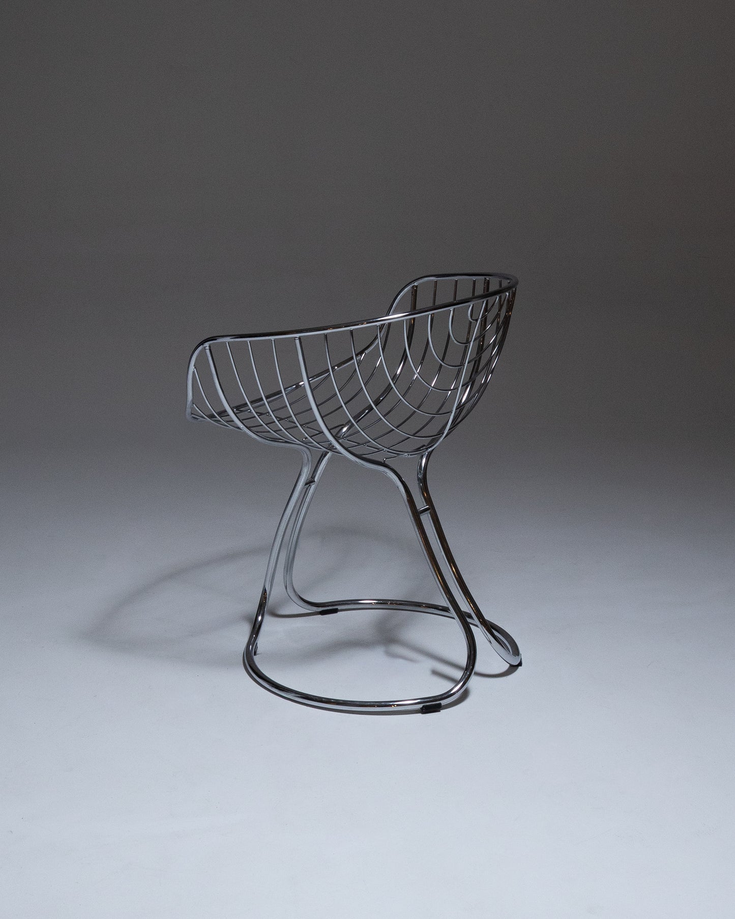METAL CHAIR, GASTONE RINALDI, RIMA, 1970s