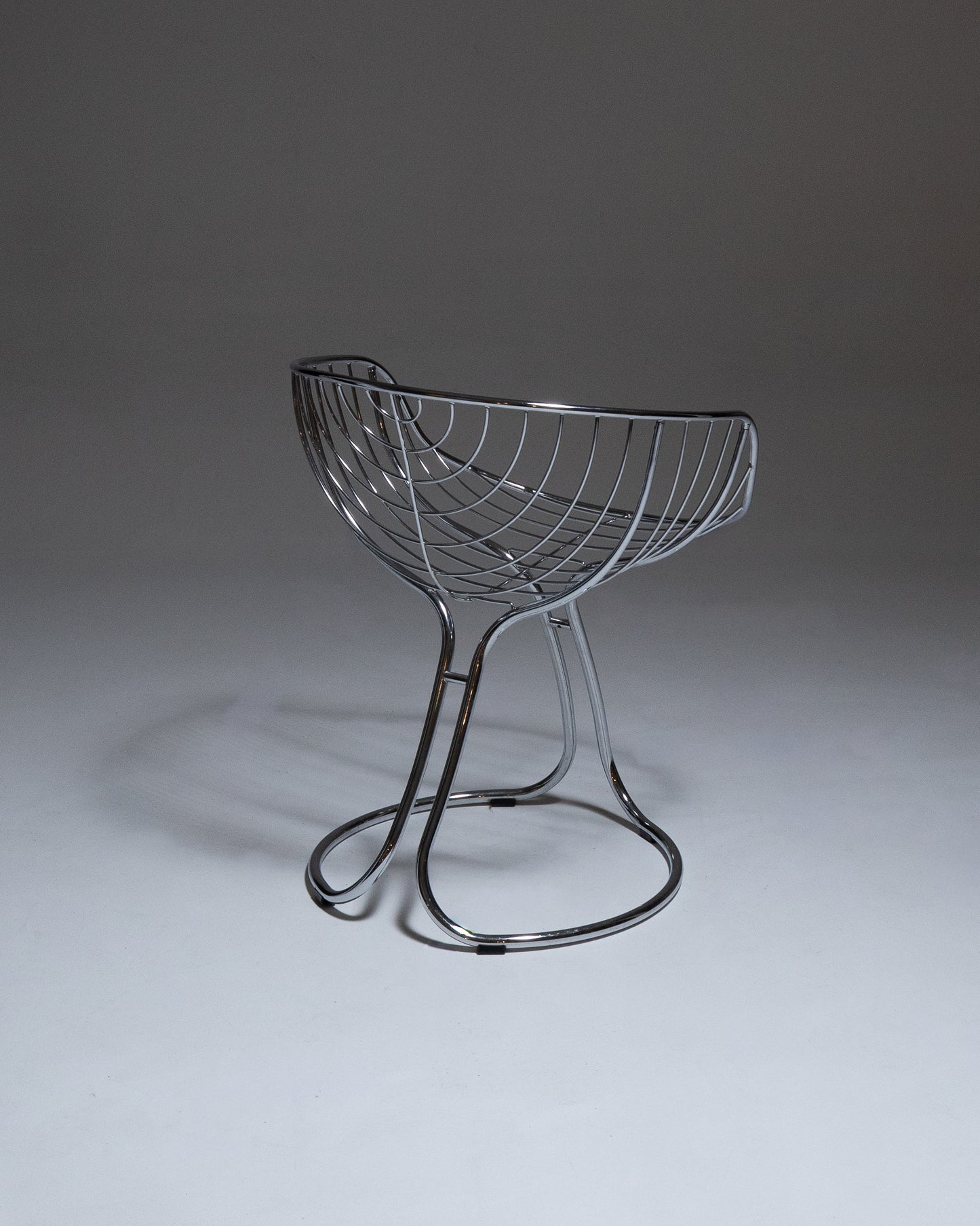 METAL CHAIR, GASTONE RINALDI, RIMA, 1970s