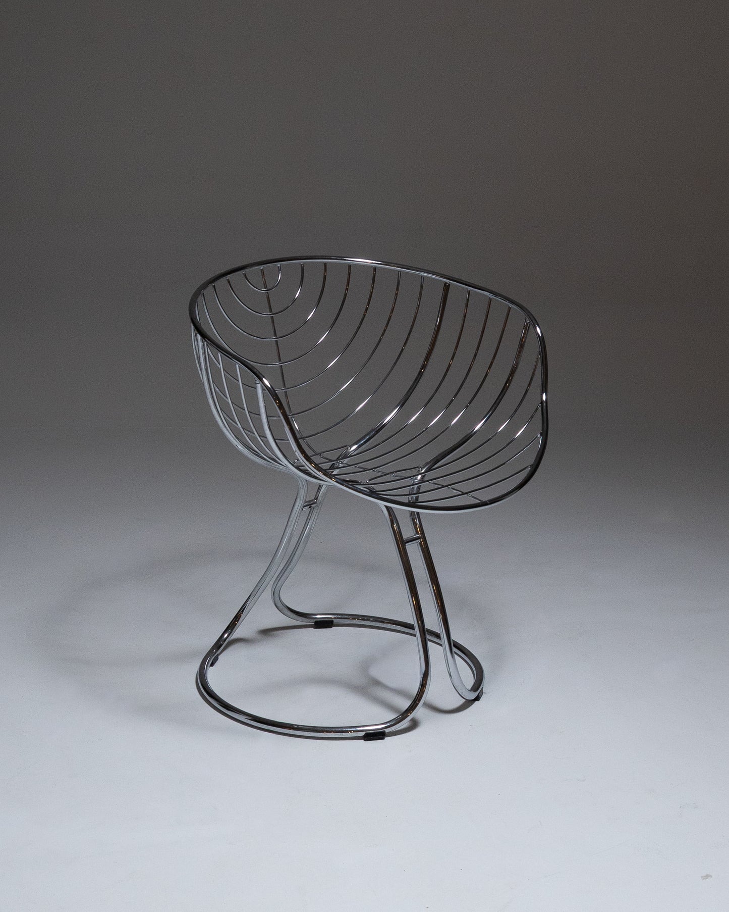METAL CHAIR, GASTONE RINALDI, RIMA, 1970s