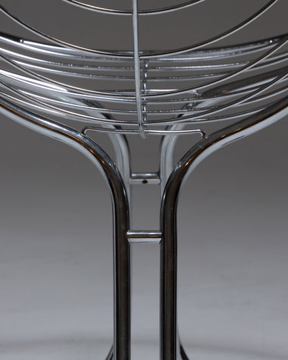 METAL CHAIR, GASTONE RINALDI, RIMA, 1970s