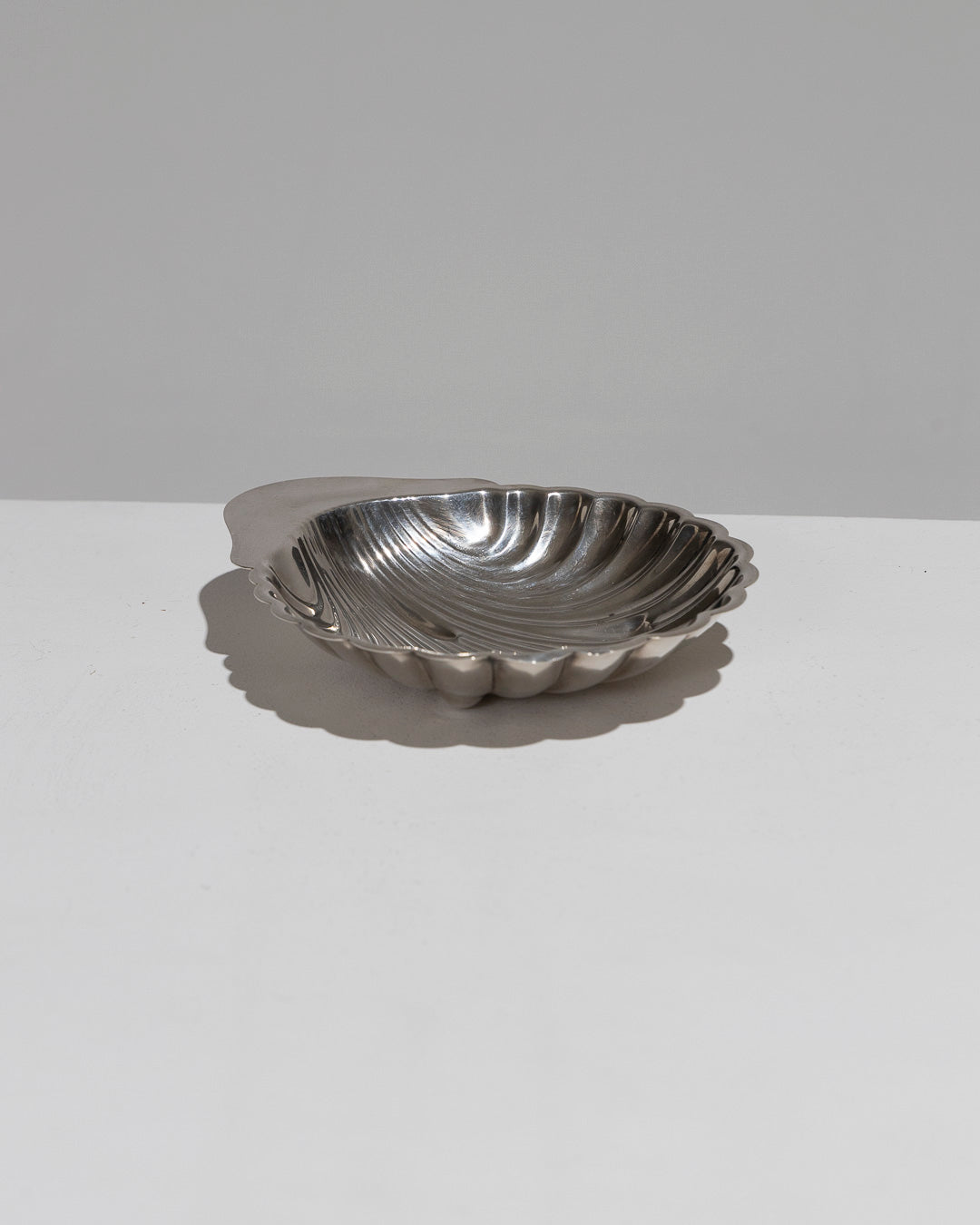 SILVER METAL SHELL PLATE