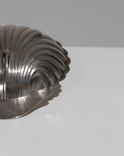 SILVER METAL SHELL PLATE