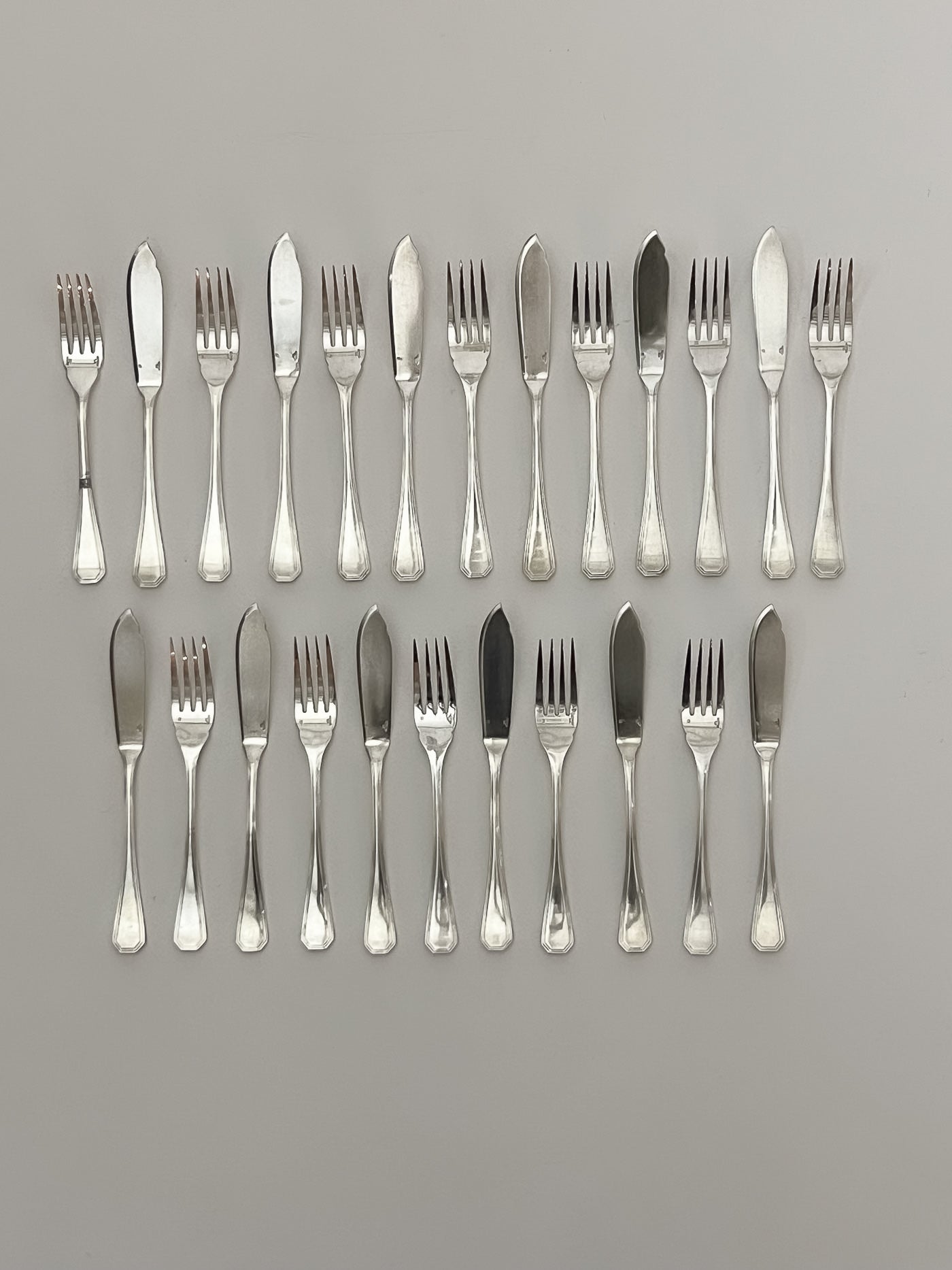 CHRISTOFLE FISH CUTLERY 24 PIECES