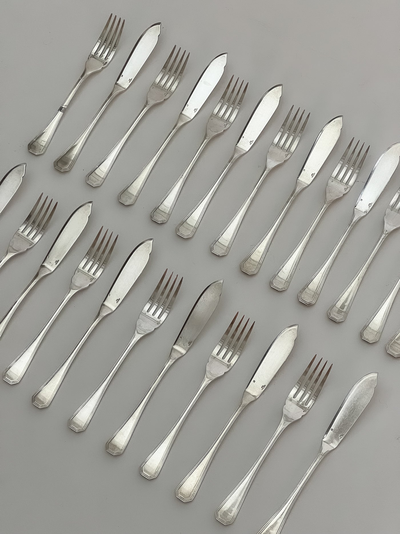 Christofle fish cutlery 24 pieces