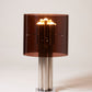 MICHEL BOYER METAL AND PLEXIGLAS TABLE LAMP, 1970s