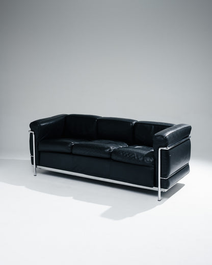 LC2 SOFA, LE CORBUSIER, JEANNERET, PERRIAND, CASSINA, 1960s